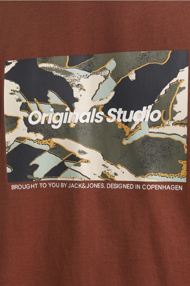 JORVESTERBRO NEWTON BOXFRONT TEE SS 12265742 Brandy Brown